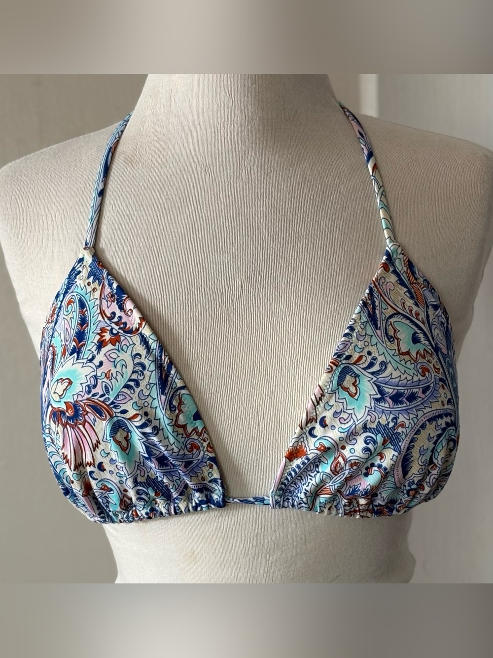 Victoria's Secret Paisley Triangle Bikini Top ~ sz XL